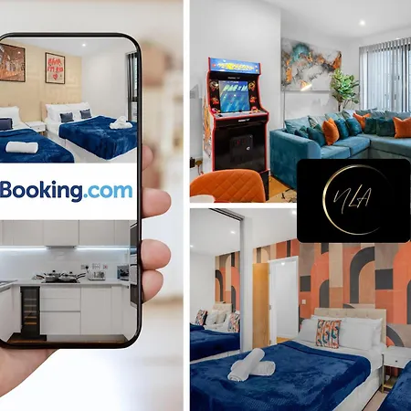 City Centre Apartment With Free Parking, Netflix And Wifi - Suitable For Contractors And Families - By Noor Luxury Accommodations Birmingham Exterior photo