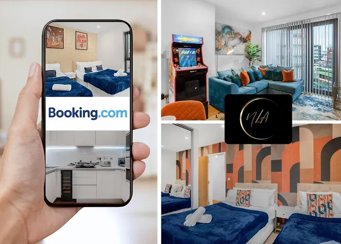 City Centre Serviced Apartment With Free Parking, Netflix And Wifi - Suitable For Contractors And Families - By Noor Luxury Accommodations