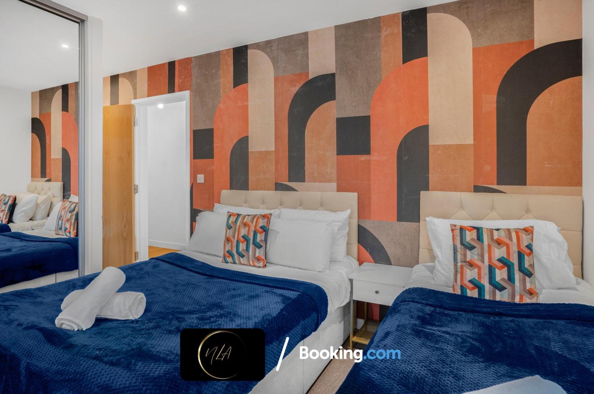 Appartement Apartment, Free Gated Parking, 2 Bathrooms, Netflix And Wifi - Suitable For Contractors And Families - By Noor Luxury *