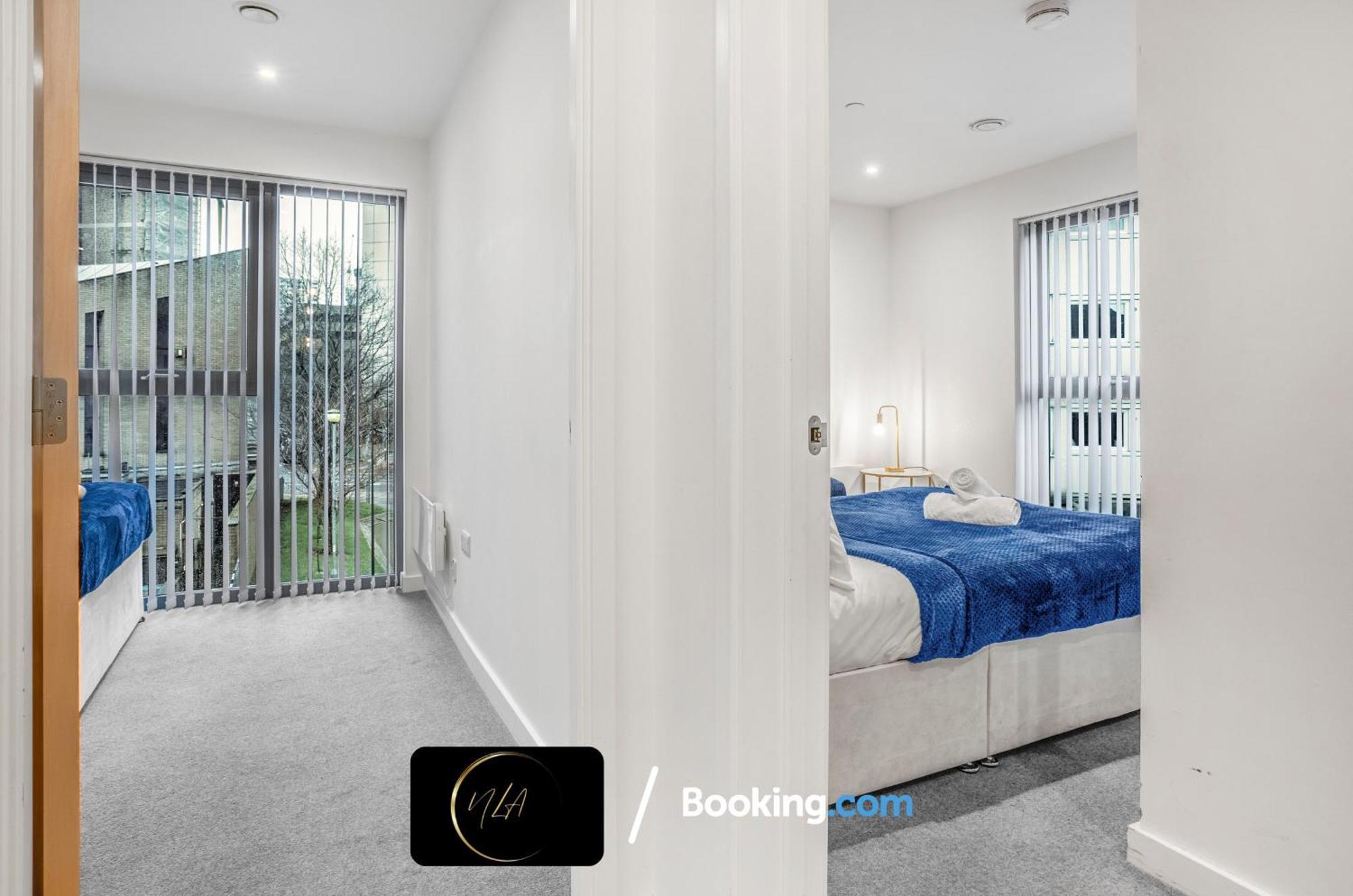 Apartment, Free Gated Parking, 2 Bathrooms, Netflix And Wifi - Suitable For Contractors And Families - By Noor Luxury *